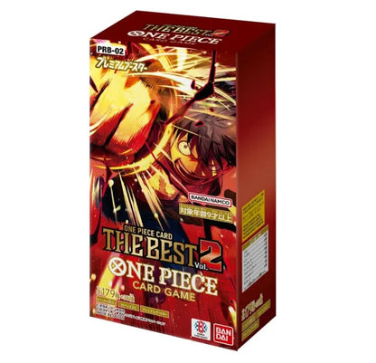Bandai One Piece Card Game Premium Booster: The Best Vol.2 Box with 10 Packs
