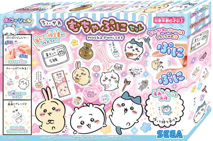 Sega Fave Puni Gel Chiikawa Muchapuni Soft Plush Set for Kids and Collectors- Japan Figure Store - #1 Bring To You The Best Japanese Goods