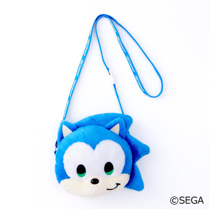 Sega Toys Sonic Friends Face Pochette Bag - Sonic Design