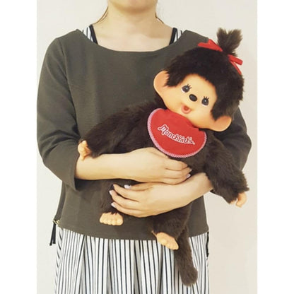 Sekiguchi Monchhichi Premium Large Brown Doll 45cm - Girl's Edition