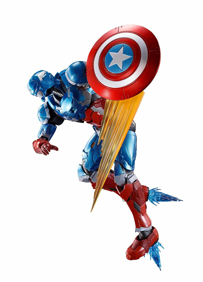 BANDAI S.H. Figuarts Captain America Figure Avengers: Tech-On- Japan Figure Store - #1 Bring To You The Best Japanese Goods