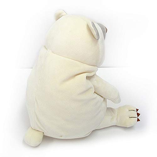 Shinada Global Medium-Sized Mochi Series White Bear Stuffed Toy 14x14x22cm- Japan Figure Store - #1 Bring To You The Best Japanese Goods