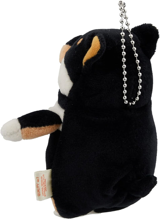 Shinada Global Mochi Inu Kuroshiba Mini Stuffed Animal Dog 7x5x14cm- Japan Figure Store - #1 Bring To You The Best Japanese Goods