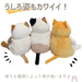 Shinada Global Mochi Neko Large Black Plush Cat 22x22x30cm- Japan Figure Store - #1 Bring To You The Best Japanese Goods