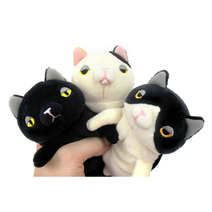 Shinada Global Mochi Neko Hachiware Mini Gray Plush Cat 7x5x14 cm - Mone-0088Hg- Japan Figure Store - #1 Bring To You The Best Japanese Goods