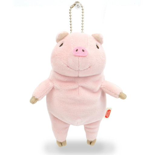 Shinada Global Mini Mochi Pig Plush Toy Pink 7x5x14cm - Mochi Series- Japan Figure Store - #1 Bring To You The Best Japanese Goods