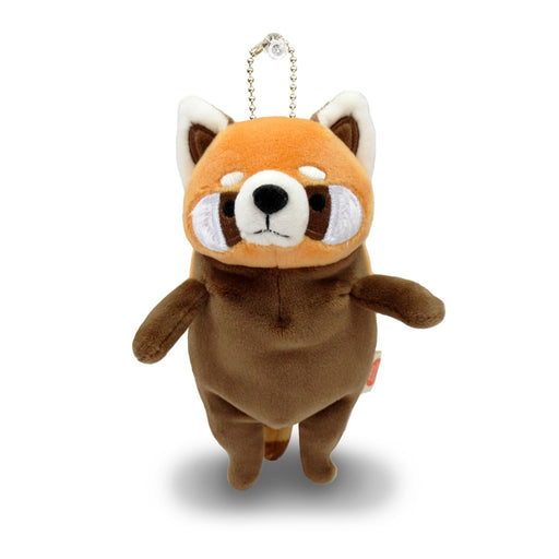 Shinada Global Mochi Series Mini Red Panda Plush Toy Gold Brown 7x5x14 cm- Japan Figure Store - #1 Bring To You The Best Japanese Goods
