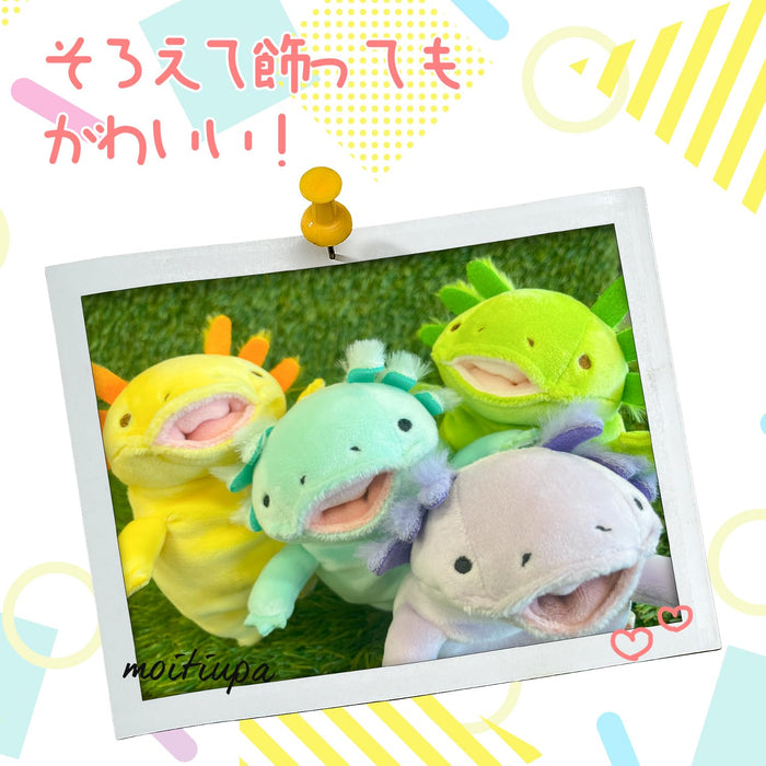 Shinada Global Mochiupa Matcha Mini Plush Axolotl Animal 7x5x14cm - Mochi Series- Japan Figure Store - #1 Bring To You The Best Japanese Goods
