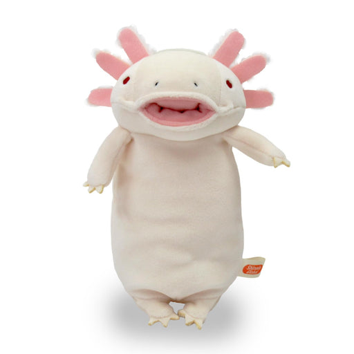 Shinada Global Mochi Series Ivory Pen Pouch 9x8x18cm Axolotl Animal Design- Japan Figure Store - #1 Bring To You The Best Japanese Goods