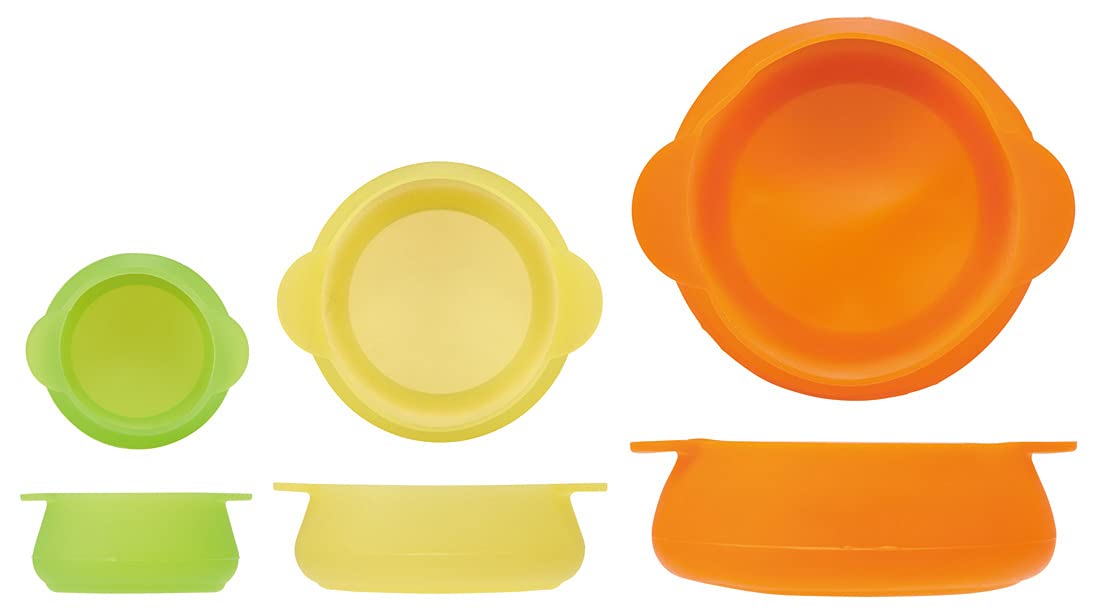 Skater Silicone Vegetable Keeper Set - Keeps Veggies Fresh 3 Sizes: M Ms S - Kvkw2-A- Japan Figure Store - #1 Bring To You The Best Japanese Goods