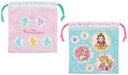 Skater Disney Princess 2-Piece Gusseted Lunch Drawstring Bag Kb64Wn-A- Japan Figure Store - #1 Bring To You The Best Japanese Goods