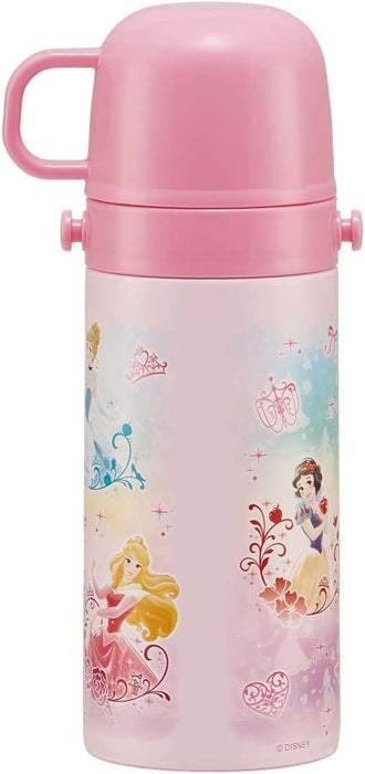 Skater Disney Princess 2-Way Kids 350ml Stainless Steel Water Bottle with Straw- Japan Figure Store - #1 Bring To You The Best Japanese Goods