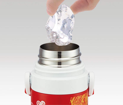 Skater Hello Kitty 430ml Stainless Steel Water Bottle with Cup for Children- Japan Figure Store - #1 Bring To You The Best Japanese Goods