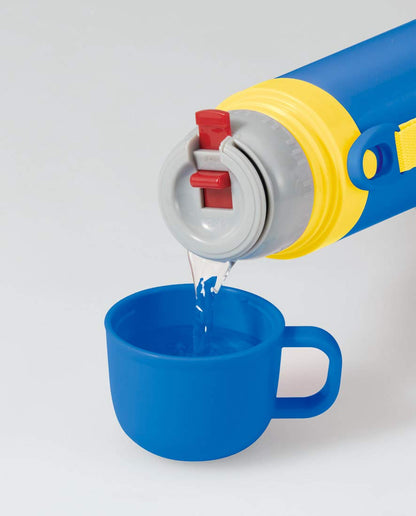 Skater Kids' 2-Way Stainless Steel Tomica 19 Water Bottle with Cup 430Ml- Japan Figure Store - #1 Bring To You The Best Japanese Goods