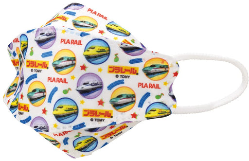 Skater Small Child 3D Three-Layer Non-Woven Fabric Mask Plarail 5 Pieces- Japan Figure Store - #1 Bring To You The Best Japanese Goods