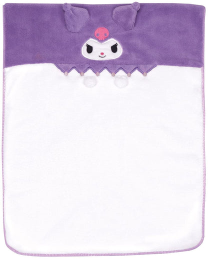 Skater Quick Drying Absorbent Hair Towel Kuromi Sanrio 40cm x 100cm- Japan Figure Store - #1 Bring To You The Best Japanese Goods