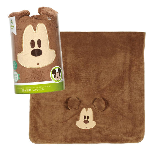 Skater Quick-Dry Mickey Mouse Bath Towel Absorbent 60cm x 120cm- Japan Figure Store - #1 Bring To You The Best Japanese Goods