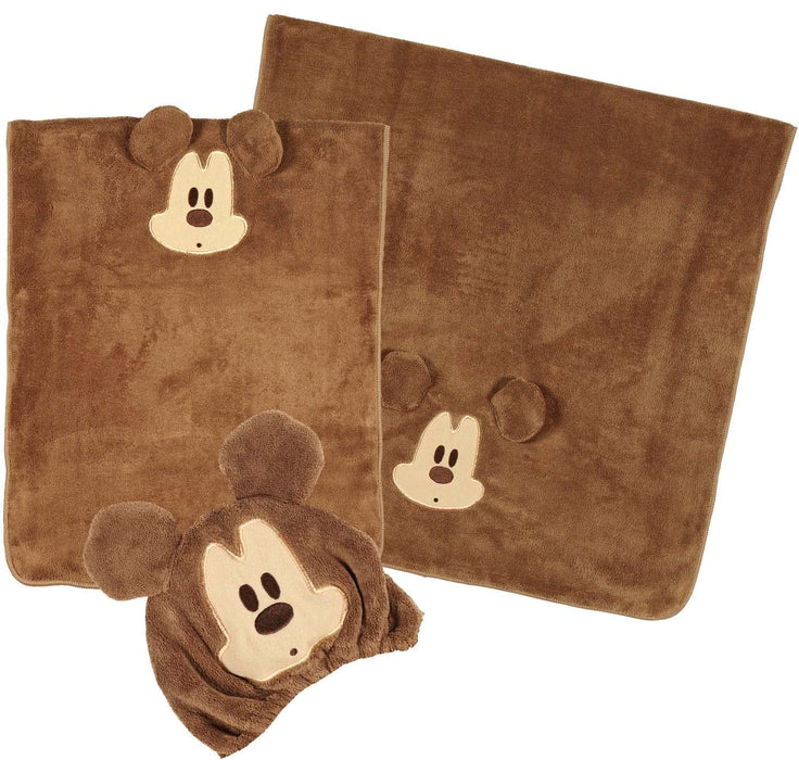 Skater Quick-Dry Mickey Mouse Bath Towel Absorbent 60cm x 120cm- Japan Figure Store - #1 Bring To You The Best Japanese Goods