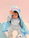Skater Quick-Drying Absorbent Hooded Bath Poncho Hangyodon 108x92cm BPO1-A- Japan Figure Store - #1 Bring To You The Best Japanese Goods