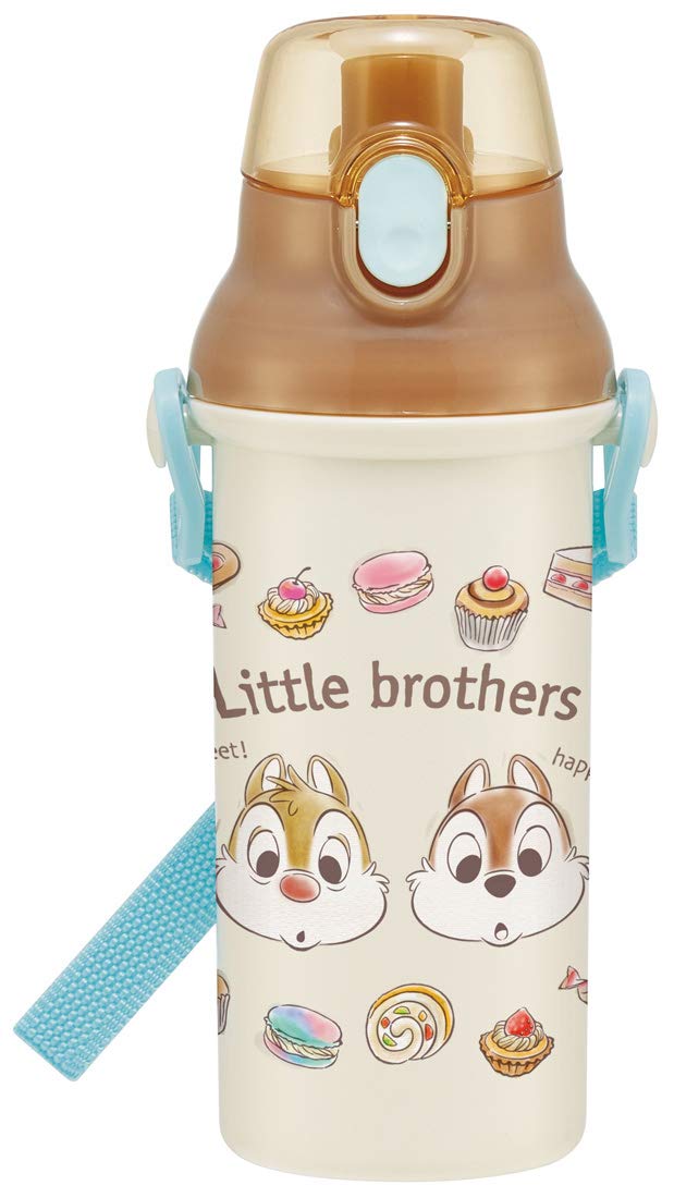 Skater Disney Chip & Dale 480ml Kids Ag+ Antibacterial Plastic Water Bottle Made in Japan- Japan Figure Store - #1 Bring To You The Best Japanese Goods