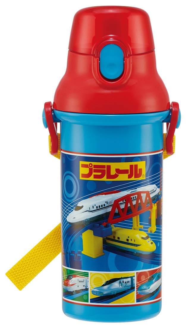 Skater Kids 480Ml Antibacterial Plastic Water Bottle Ag+ Plarail 21 - Made in Japan- Japan Figure Store - #1 Bring To You The Best Japanese Goods