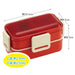 Skater Retro French Orange Red 2-Tier Lunch Box 600ml with Ag+ Antibacterial Feature- Japan Figure Store - #1 Bring To You The Best Japanese Goods