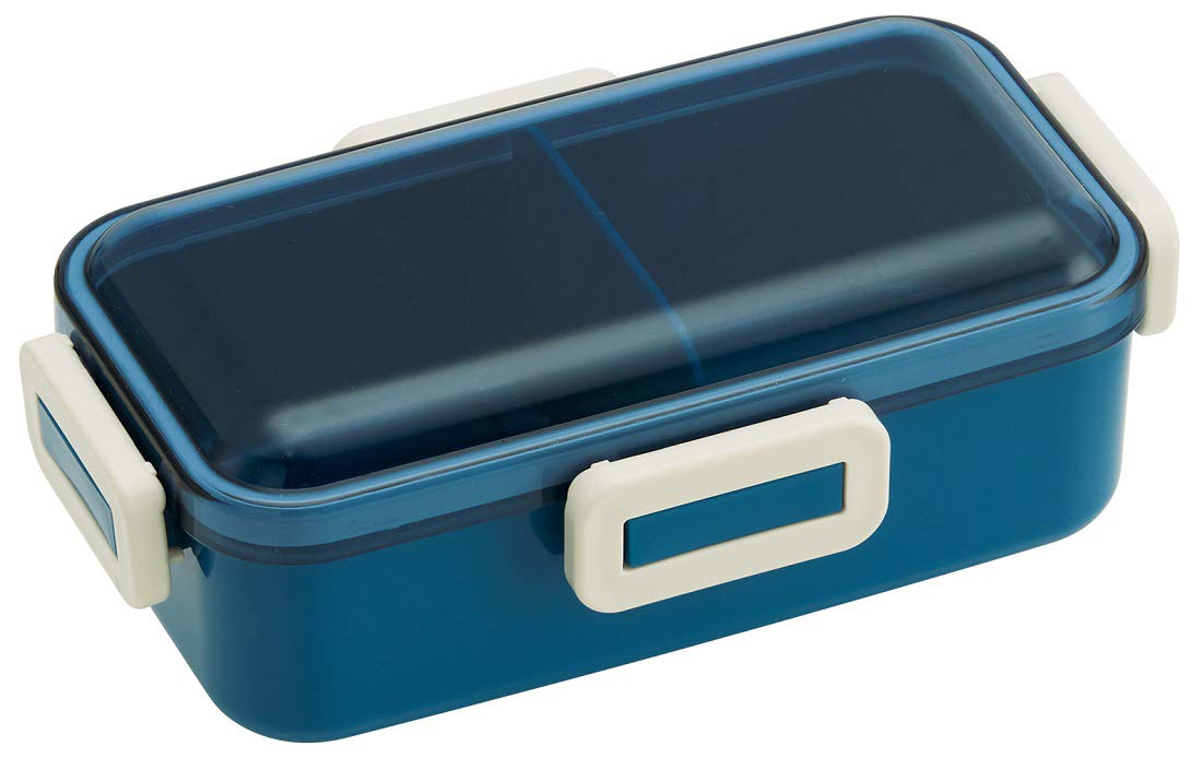 Skater Ag+ Antibacterial 530ml Lunch Box Soft Serve Retro French Navy Made in Japan- Japan Figure Store - #1 Bring To You The Best Japanese Goods