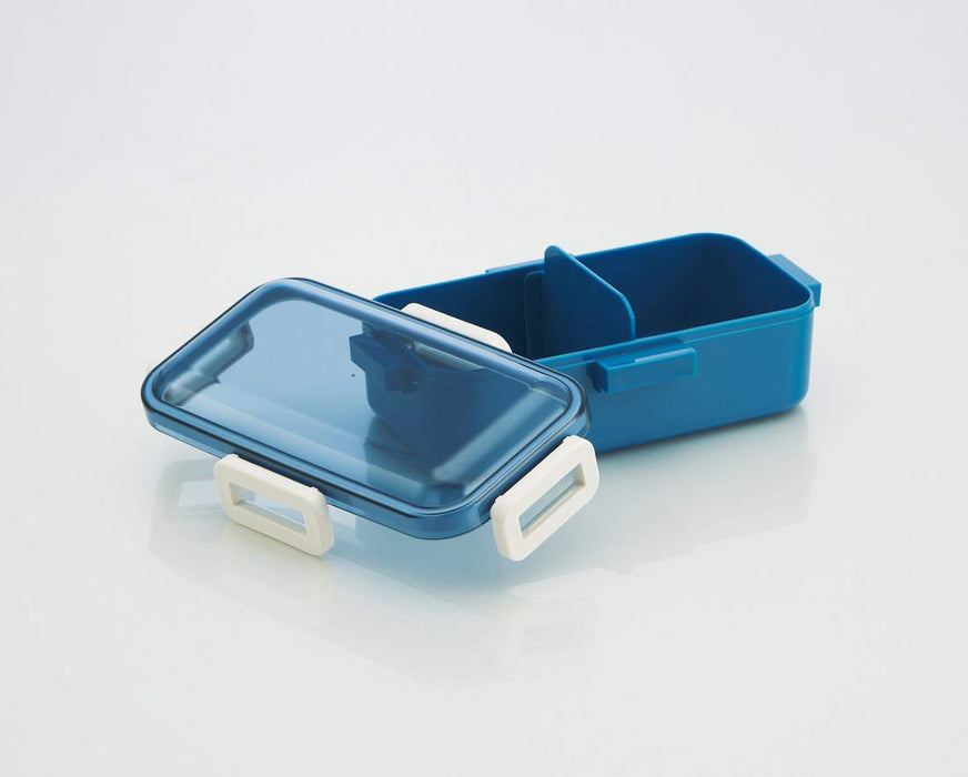 Skater Ag+ Antibacterial 530ml Lunch Box Soft Serve Retro French Navy Made in Japan- Japan Figure Store - #1 Bring To You The Best Japanese Goods