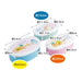 Skater Sumikko Gurashi Camping Storage Containers Set of 3 860ml Antibacterial Made in Japan- Japan Figure Store - #1 Bring To You The Best Japanese Goods