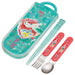 Skater Kids Antibacterial Trio Set - Ariel Chopsticks Spoon Fork - Made in Japan- Japan Figure Store - #1 Bring To You The Best Japanese Goods