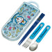 Skater Kids Antibacterial Trio Set - Chopsticks Spoon Fork with Doraemon Plush Toy Made in Japan- Japan Figure Store - #1 Bring To You The Best Japanese Goods