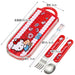 Skater Hello Kitty Kids Trio Set - Ag+ Antibacterial Chopsticks Spoon Fork - Made in Japan- Japan Figure Store - #1 Bring To You The Best Japanese Goods