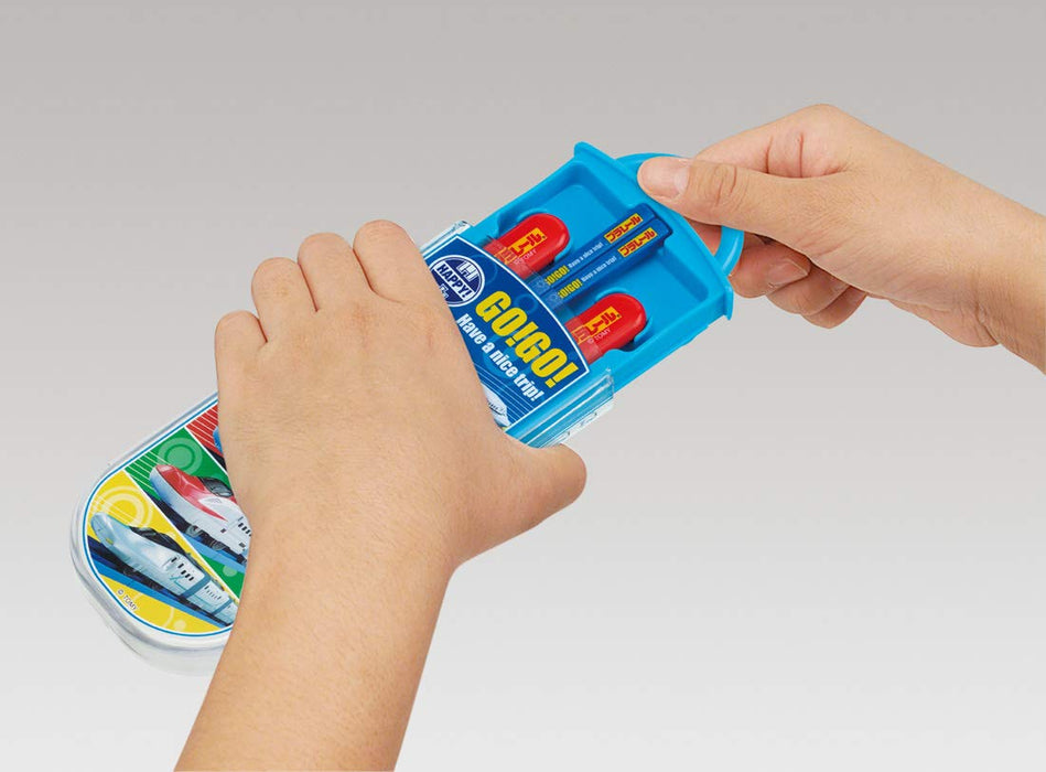 Skater Kids Antibacterial Trio Cutlery Set - Ag+ Chopsticks Spoon Fork - Made in Japan- Japan Figure Store - #1 Bring To You The Best Japanese Goods