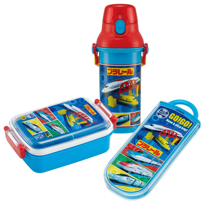 Skater Kids Antibacterial Trio Cutlery Set - Ag+ Chopsticks Spoon Fork - Made in Japan- Japan Figure Store - #1 Bring To You The Best Japanese Goods