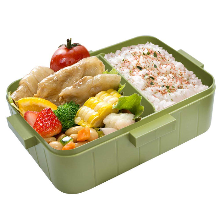 Skater Retro French Green Lunch Box 650ml - Ag+ Silver Ion Antibacterial 4-Point Lock- Japan Figure Store - #1 Bring To You The Best Japanese Goods
