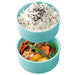 Skater 2 Tier Round Lunch Box 500ml Hangyodon Sanrio Ag+ Silver Ion Antibacterial Made In Japan- Japan Figure Store - #1 Bring To You The Best Japanese Goods
