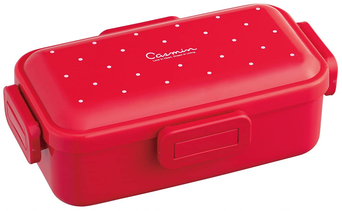 Skater 530Ml Silver Ion Antibacterial Lunch Box Casmin Red with Dome Lid- Japan Figure Store - #1 Bring To You The Best Japanese Goods