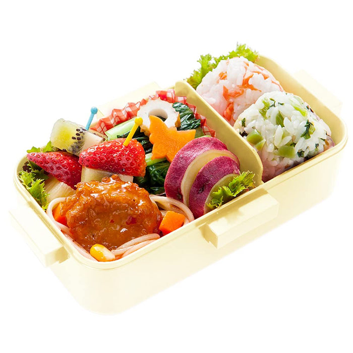 Skater Ag+ 530ml Antibacterial Lunch Box with Dome-Shaped Lid - Jet Black Tenpyo Bunroku- Japan Figure Store - #1 Bring To You The Best Japanese Goods