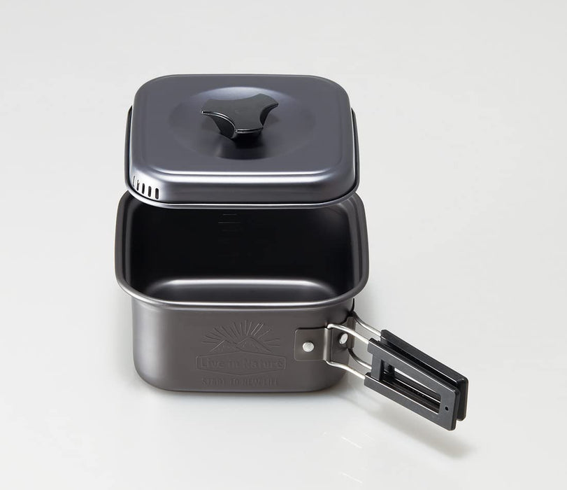 Skater 1.2L Aluminum Square Saucepan Outdoor Camping Ramen Cooker- Japan Figure Store - #1 Bring To You The Best Japanese Goods