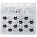 Skater Nekotto Aluminum Zipper Storage Bags 19x17cm 5 Piece Set- Japan Figure Store - #1 Bring To You The Best Japanese Goods