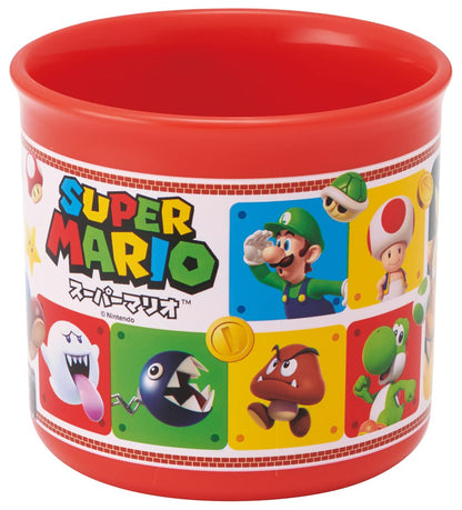 Skater Super Mario 200ml Antibacterial Cup Dishwasher Safe Made in Japan- Japan Figure Store - #1 Bring To You The Best Japanese Goods