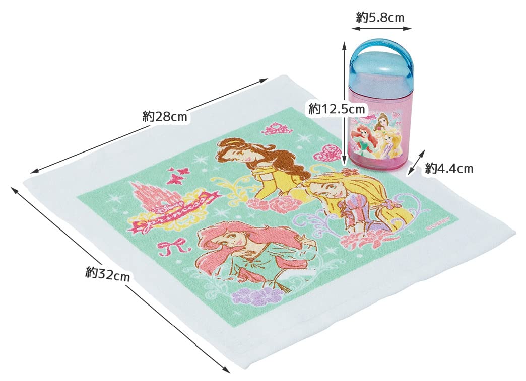 Skater Disney Princess 22 Antibacterial Hand Towel Set 32x30.5cm Made in Japan- Japan Figure Store - #1 Bring To You The Best Japanese Goods