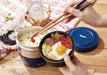 Skater 550ml Silver Stainless Steel Insulated Lunch Box Rice Bowl Shape Antibacterial - Stlbd6Ag-A- Japan Figure Store - #1 Bring To You The Best Japanese Goods