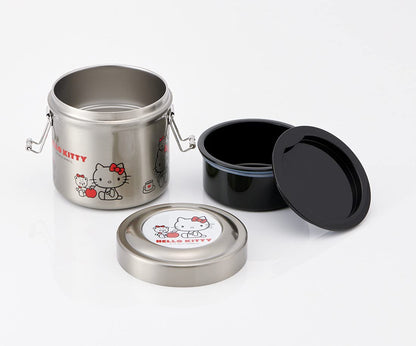 Skater 600ml Hello Kitty Stainless Steel Insulated Lunch Box Antibacterial Rice Bowl Type- Japan Figure Store - #1 Bring To You The Best Japanese Goods