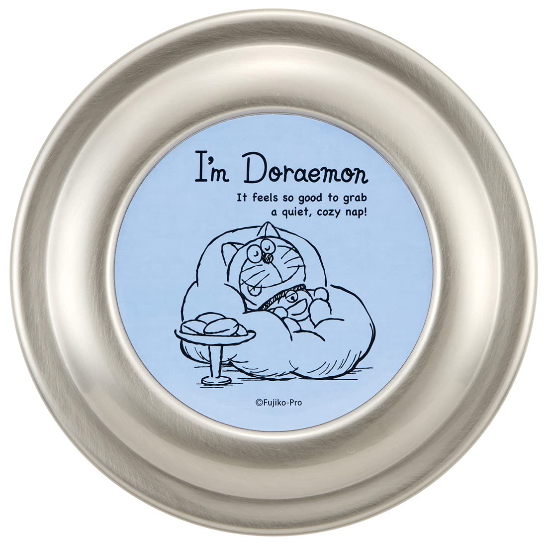 Skater Insulated 600Ml Stainless Steel Lunch Box Rice Bowl Type I'M Doraemon Antibacterial - STLB1AG-A- Japan Figure Store - #1 Bring To You The Best Japanese Goods