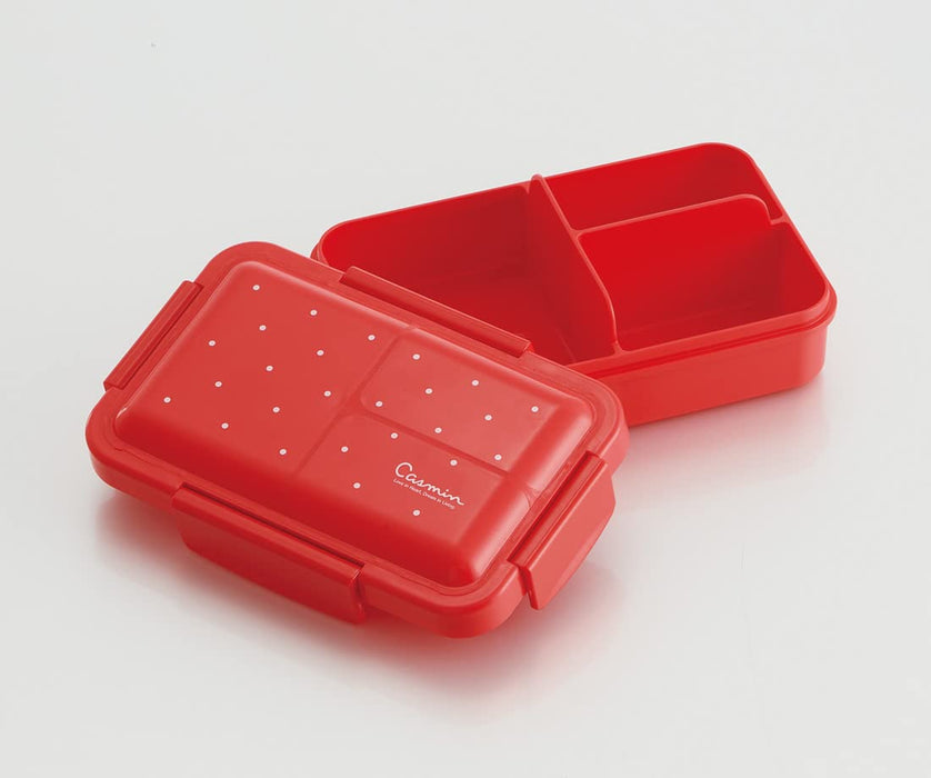 Skater Casmin Red Lunch Box 550ml - Antibacterial 4-Point Lock Gasket for Women- Japan Figure Store - #1 Bring To You The Best Japanese Goods