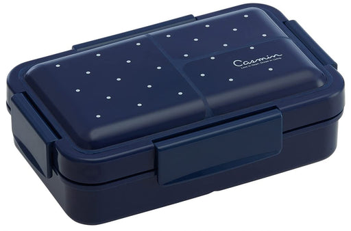 Skater Women's 550ml Navy Casmin Lunch Box with 4-Point Lock and Antibacterial Gasket- Japan Figure Store - #1 Bring To You The Best Japanese Goods
