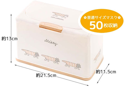 Skater Lisa Larson Lift-Up Antibacterial Mask Storage - Holds 60 Masks MKST1NAG-A- Japan Figure Store - #1 Bring To You The Best Japanese Goods