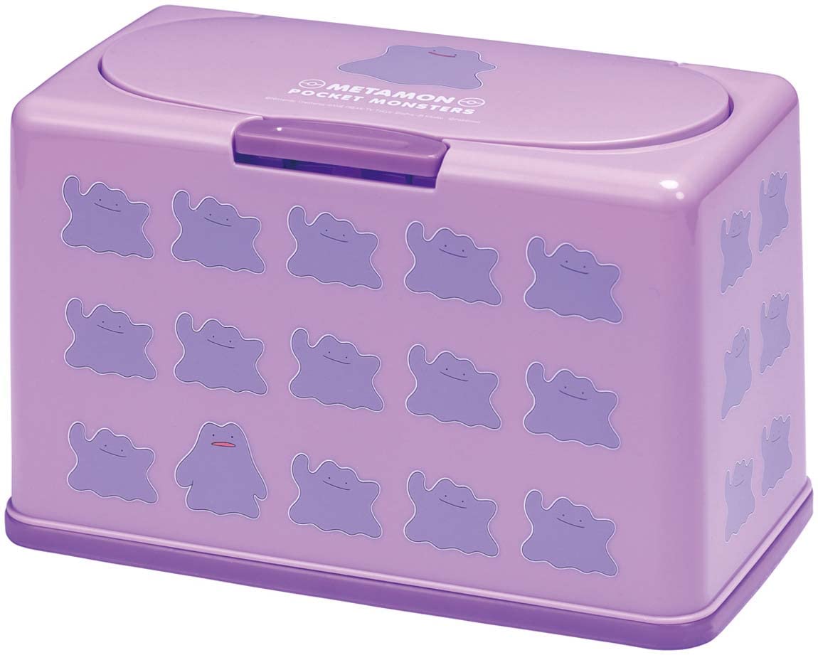 Skater Pokemon Metamon Antibacterial Mask Storage Lift-Up Type Holds 60 Masks- Japan Figure Store - #1 Bring To You The Best Japanese Goods