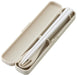 Skater Antibacterial Trio Set Spoon Fork Chopsticks Made in Japan - Dull Gray- Japan Figure Store - #1 Bring To You The Best Japanese Goods